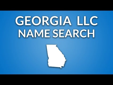 Georgia LLC - Name Search