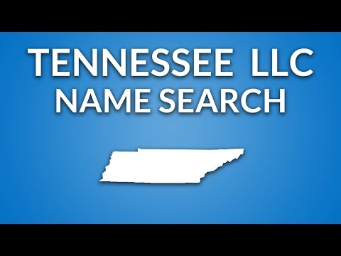 Tennessee LLC - Name Search