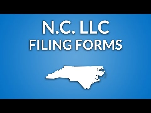 North Carolina LLC - Formation Documents