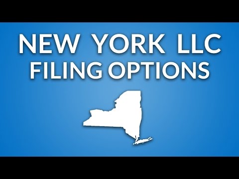 New York LLC - Formation Documents (overview)