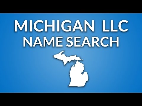 Michigan LLC - Name Search