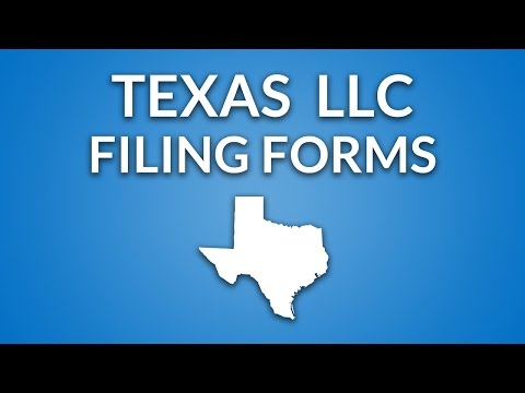 Texas LLC - Formation Documents