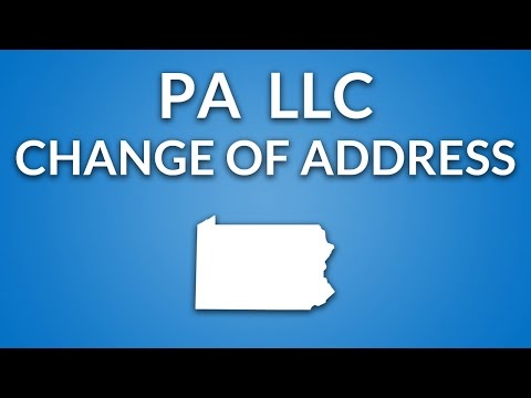 Pennsylvania LLC - Change of Registered Office