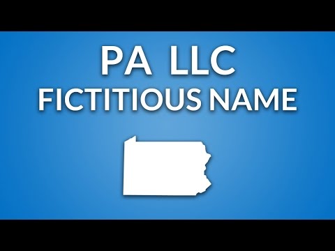 Pennsylvania LLC - Fictitious Name/DBA