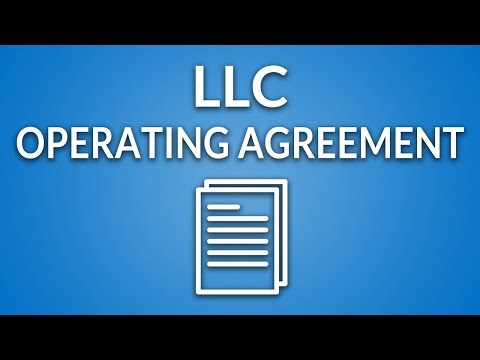 LLC Operating Agreement (template + instructions)