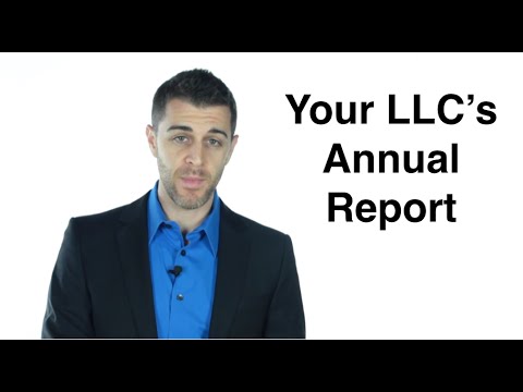 LLC Annual Report: Form an LLC (10/11)