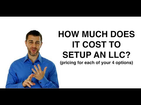 How much does it cost to setup an LLC?