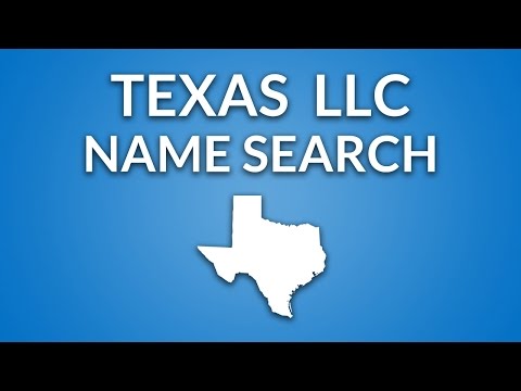 Texas LLC - Name Search