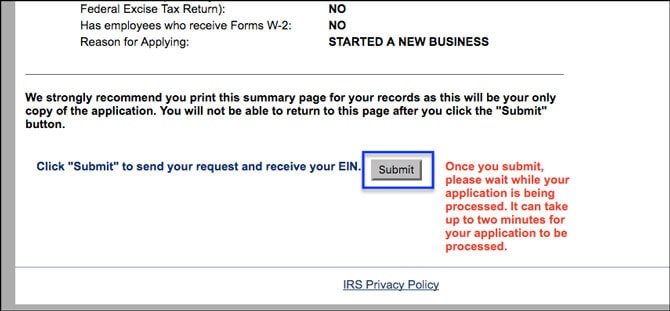 Apply for EIN LLC Online Review