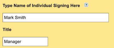 Florida LLC Annual Report signature block for LLC Manager