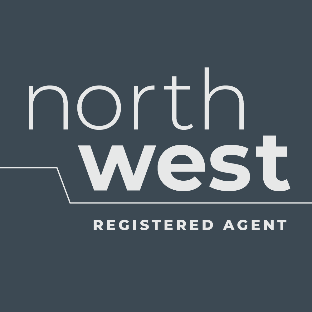 Northwest Registered Agent logo with gray background