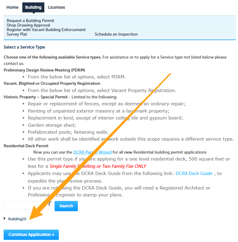 How to Find the DC HOP Application on DCRA Citizens Portal