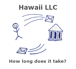 How long does it take to get an LLC in Hawaii