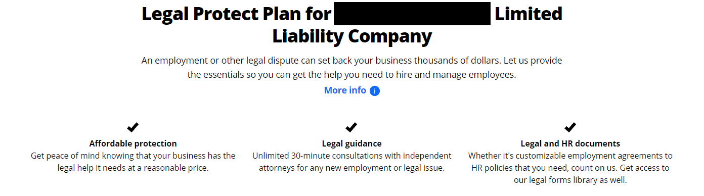 Legal Zoom LLC Review Legal Protect Plan