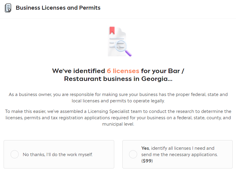 MaxFilings offers to research whether your business is required to have business licenses and permits.