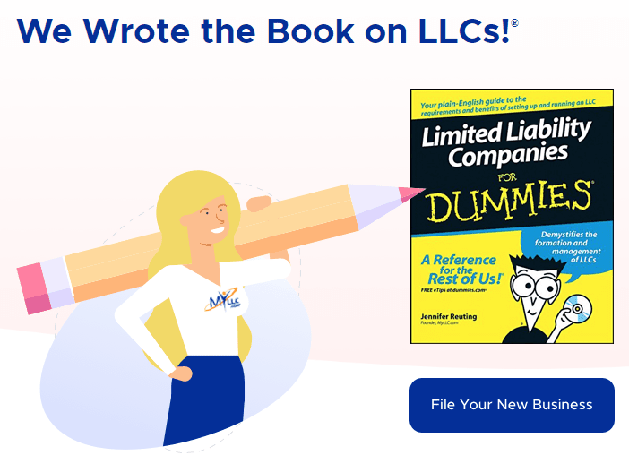 MyLLC.com's book is called Limited Liability Companies for Dummies.