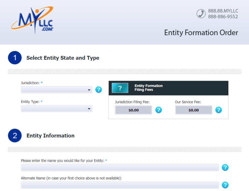 MyLLC Review: LLC formation process