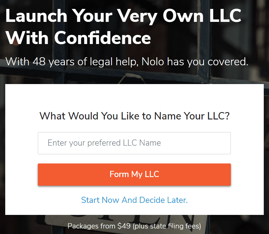 Launch your Limited Liability Company using Nolo with confidence.