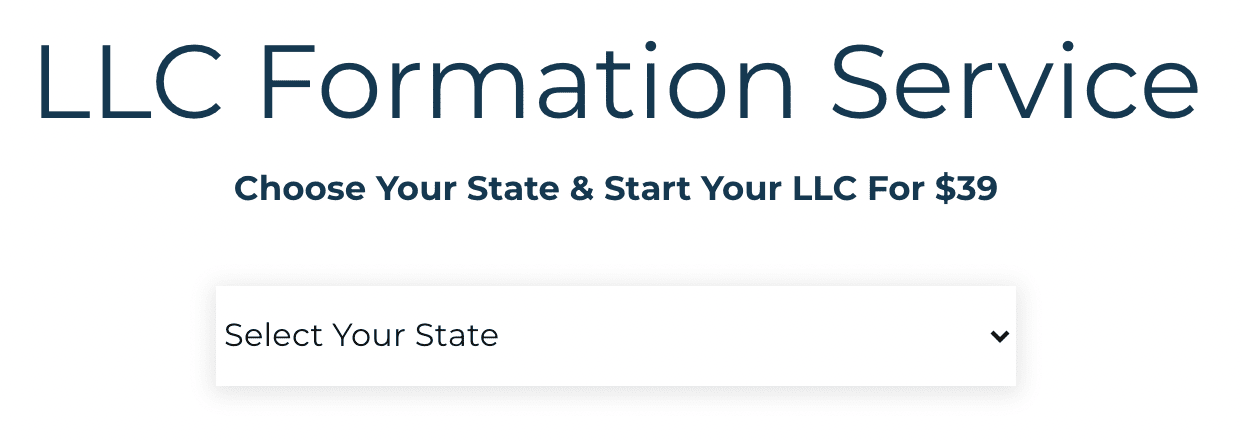 Northwest offers 1 LLC service package.